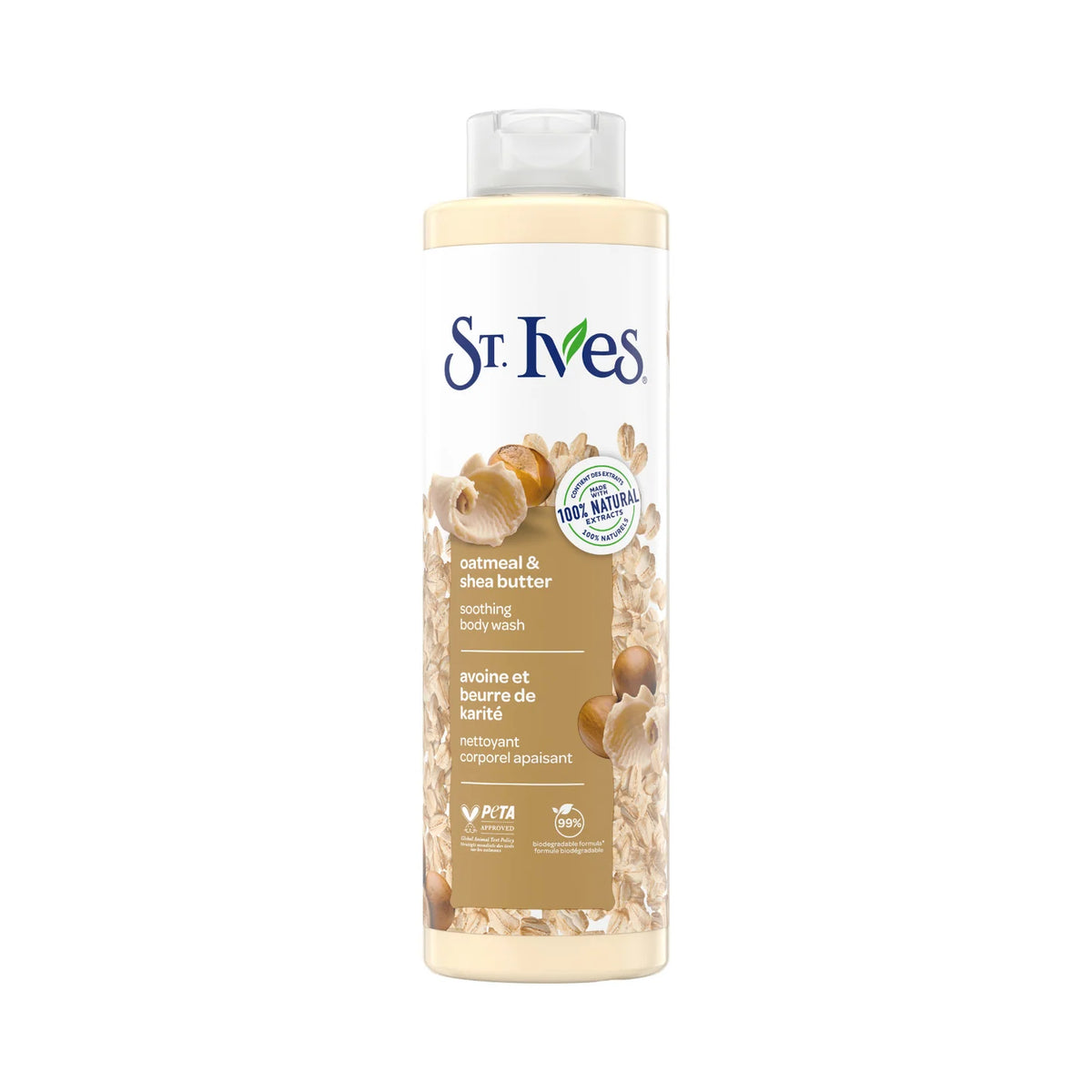 ST IVES BODY WASH - SOOTHING BODY WASH (OATMEAL & SHEA BUTTER)