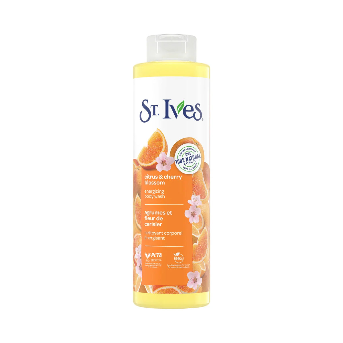 ST IVES BODY WASH - ENERGIZING BODY WASH (CITRUS & CHERRY BLOSSOM)