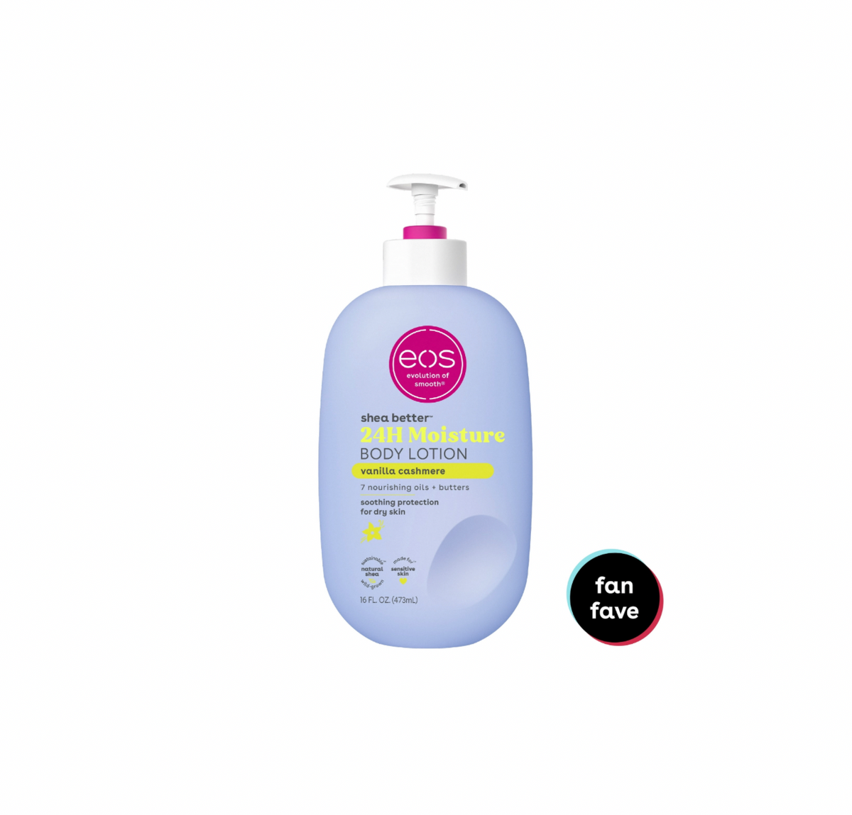 EOS Shea Better Body Lotion-, 24H Moisture for Dry Skin, 16 fl oz