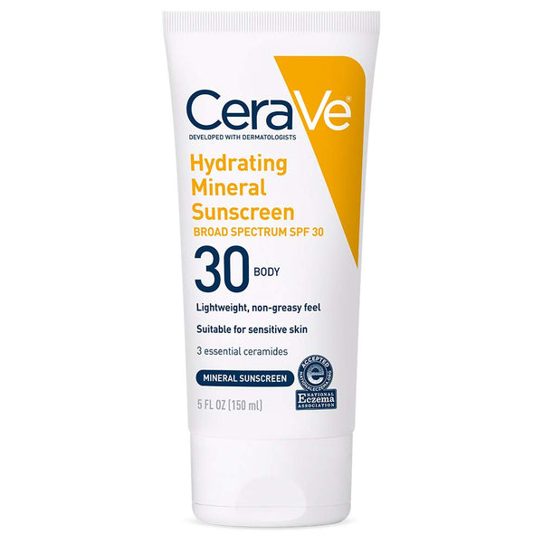Cerave Hydrating Mineral Sunscreen spf 30 Body