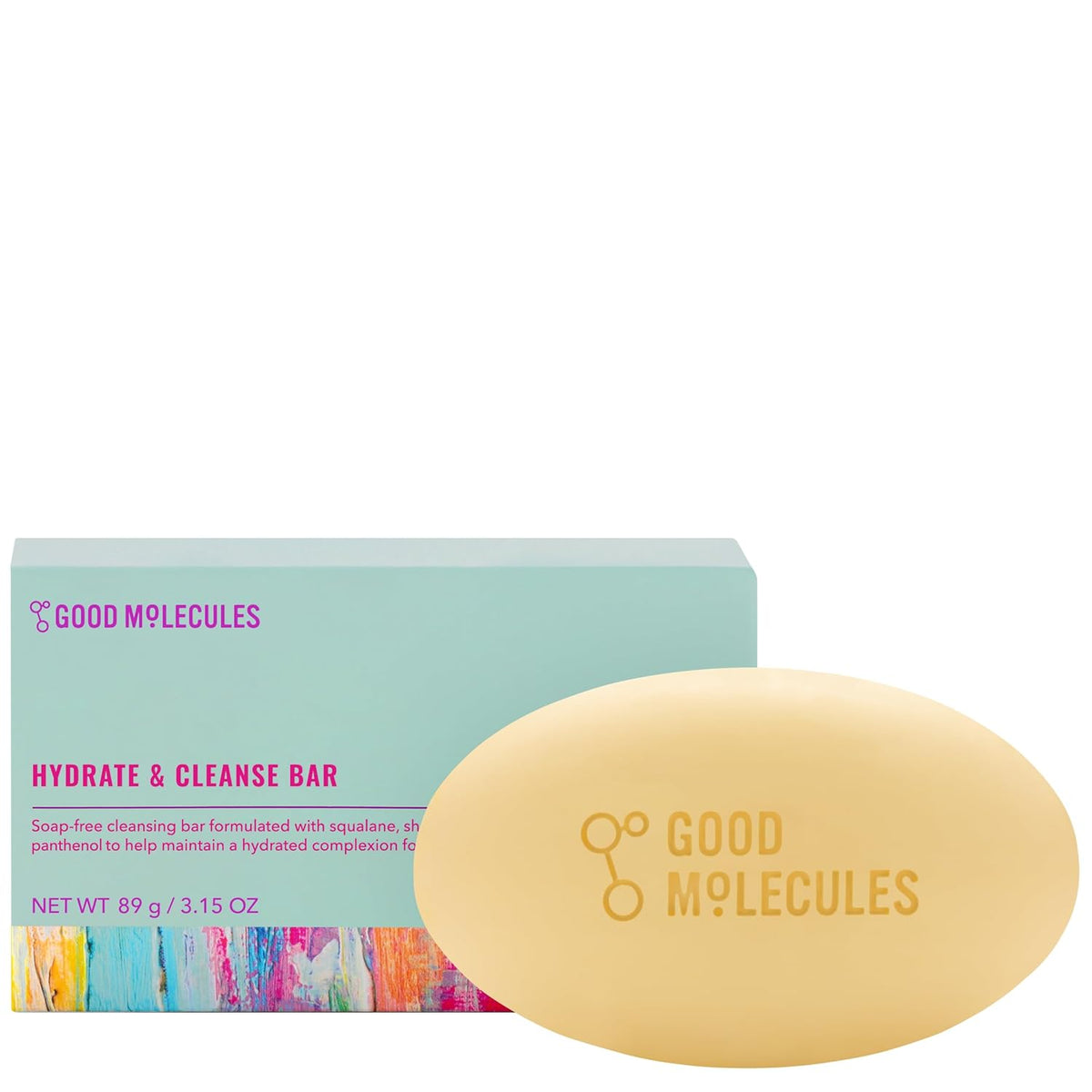 GOOD MOLECULES HYDRATE AND CLEANSE FACE AND BODY BAR SOAP