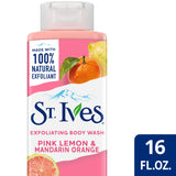 ST IVES BODY WASH - EXFOLIATING BODY WASH (PINK LEMON & MANDARIN ORCHID)