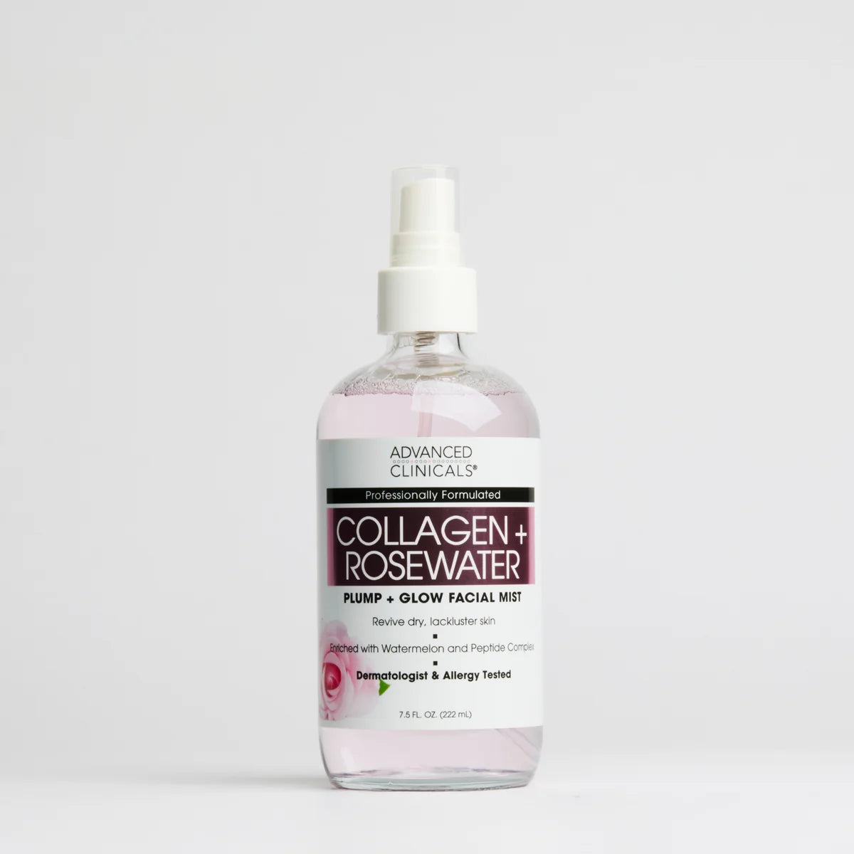 ADVANCED CLINICALS - COLLAGEN + ROSE WATER FACIAL MIST