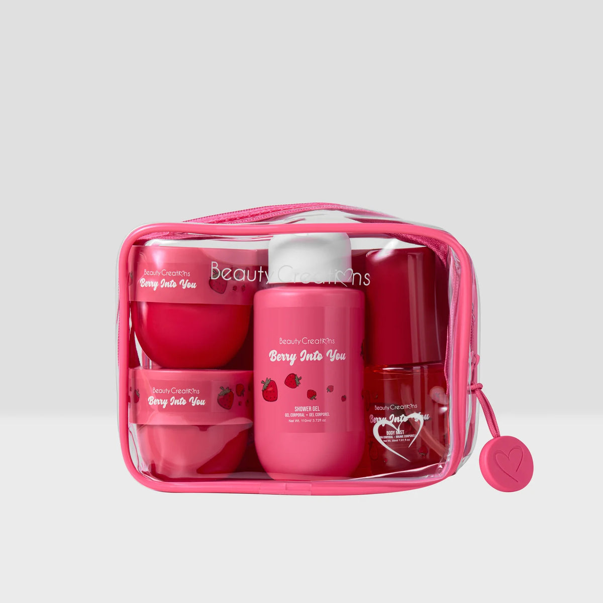 BEAUTY CREATIONS SWEET DOSE FUIRTY MINI BODY CARE TRAVEL BERRY