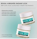 Advanced Clinicals Dark Spot Face Moisturizer | Lactic Acid Lotion For Face With Caffeine, Cocoa Butter, & Vitamin A | Brightening Cream Visibly Reduces Look Of Dark Spots & Uneven Skin Tone, 2 Fl Oz