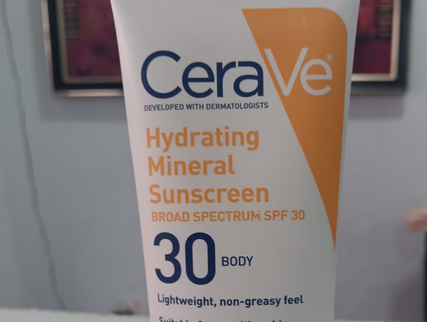 Cerave Hydrating Mineral Sunscreen spf 30 Body