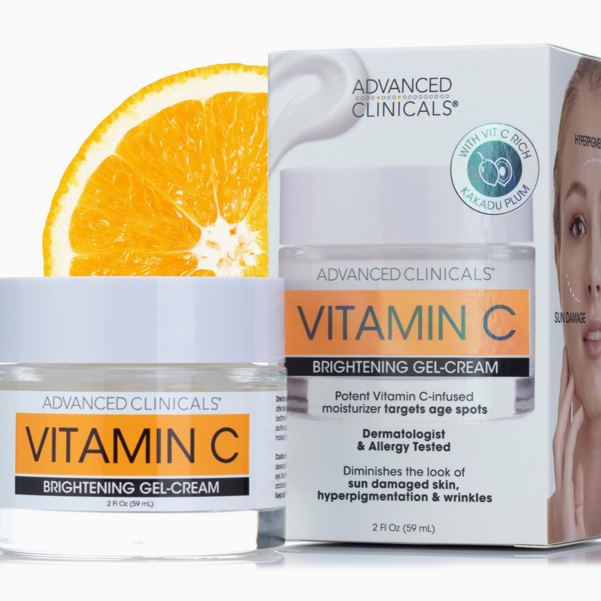 Advanced Clinicals Vitamin C Face Cream Moisturizer