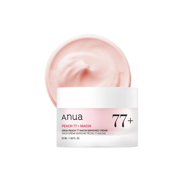 Anua Peach Niacinamide Cream, Face Moisturizer for Dry Skin with Vitamin B12, Collagen, Ceramide, Panthenol