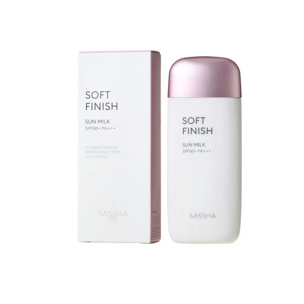 MISSHA - All-Around Safe Block Soft Finish Sun Milk SPF50+
