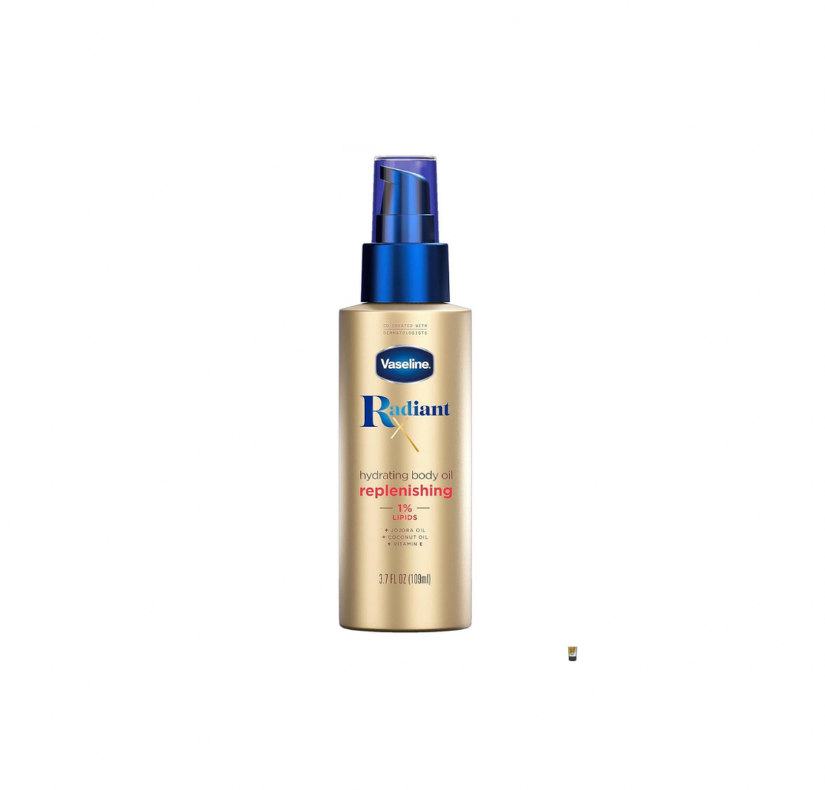 Vaseline Replenishing Hydrating Body Oil, with 1% Lipids, Jojoba Oil, Coconut Oil, & Vitamin E