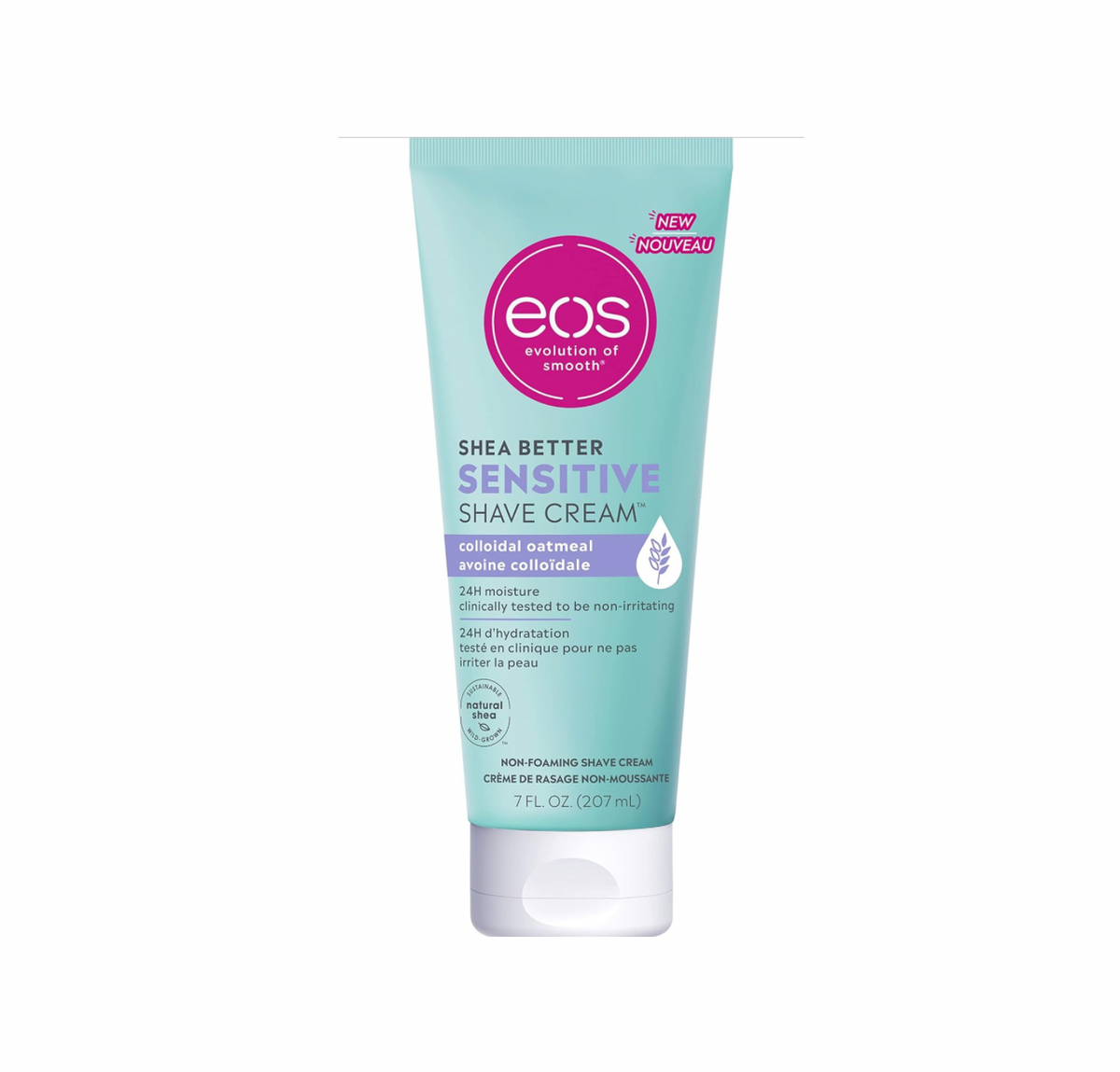 Eos Sensitive Skin Shaving Cream for Women | Shave Cream, Skin Care and Lotion with Colloidal Oatmeal