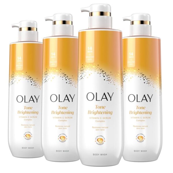 OLAY TONE BRIGHTENNG VITAMN C COMPLEX SERUM BODY WASH