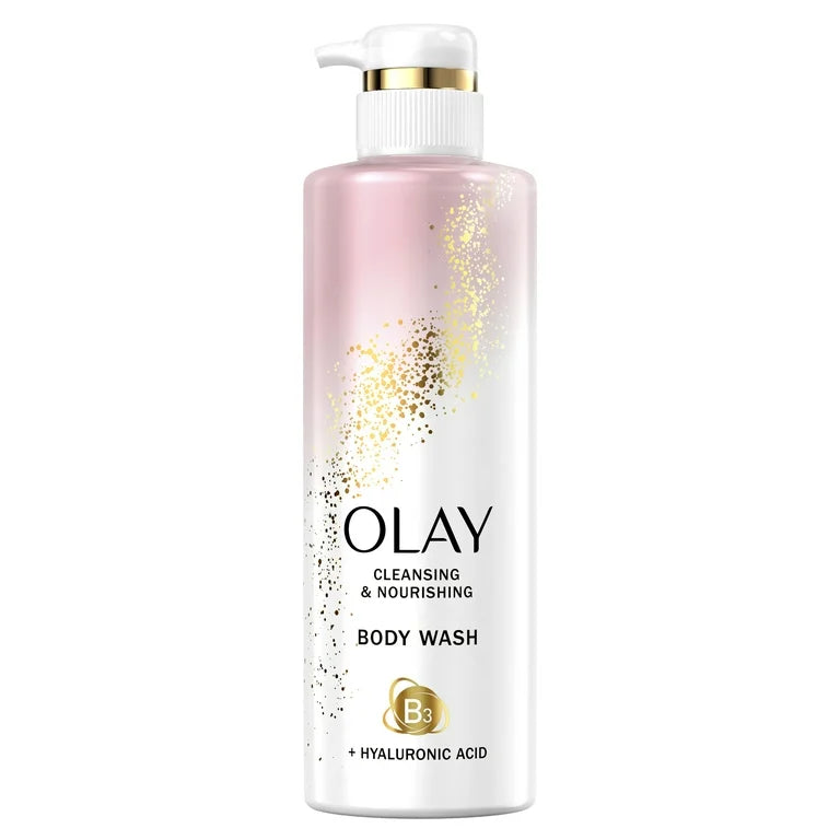 OLAY NOURISHING BODY WASH WITH VITAMIN B3 + HYALURONIC