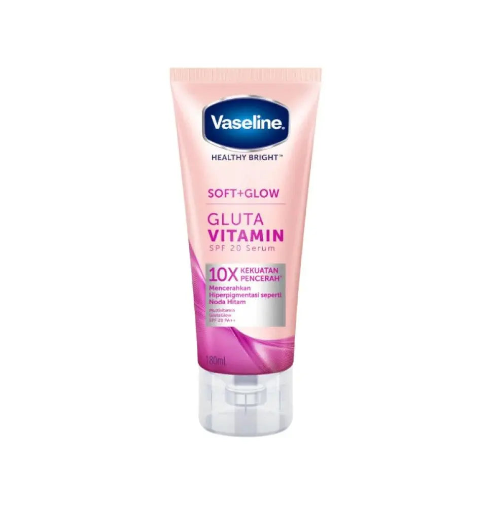 VASELINE HEALTHY BRIGHT SOFT + GLOW GLUTA VITAMIN BODY SERUM SPF 20