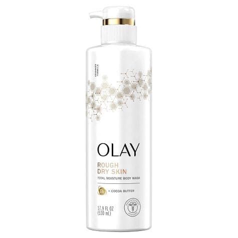 OLAY MOISTURE DRY SKIN BODY WASH WITH COCA BUTTER