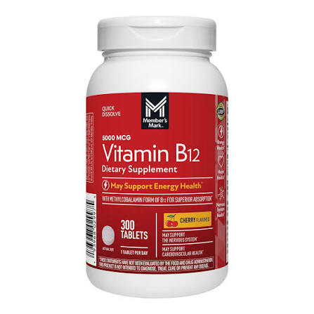 MEMBER'S MARK VITAMIN B12 DIETARY SUPPLEMENT