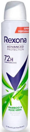 REXONA - ADVANCED PROTECTION 72H BAMBOO & ALOE VERA