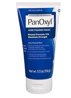 PanOxyl Acne Foaming Wash Benzoyl Peroxide 10% Maximum Strength Antimicrobial