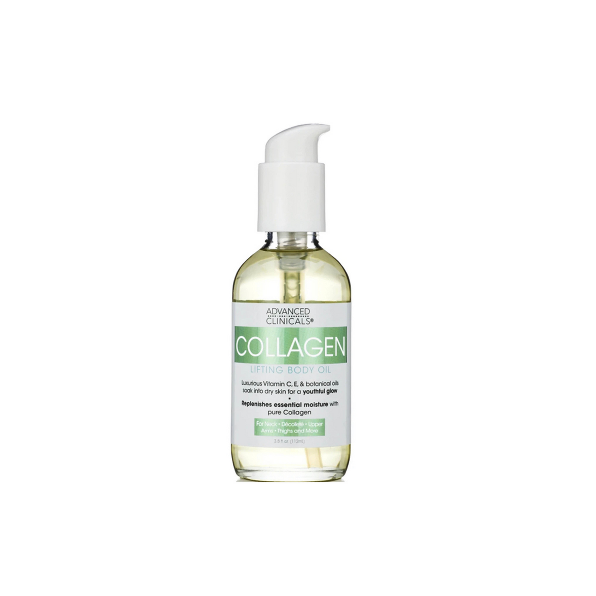 Advanced Clinicals Collagen Lifting Body Oil