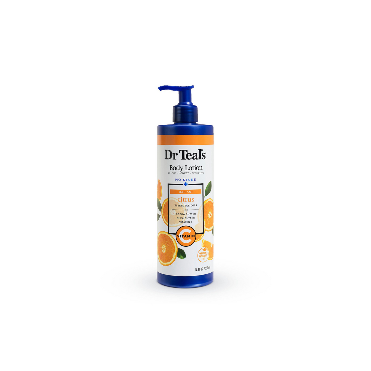 Dr Teal's Body Lotion with Vitamin C & Citrus Essential Oils