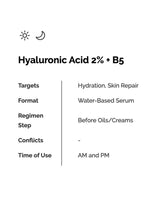 The Ordinary Hyaluronic Acid 2% + B5  Serum